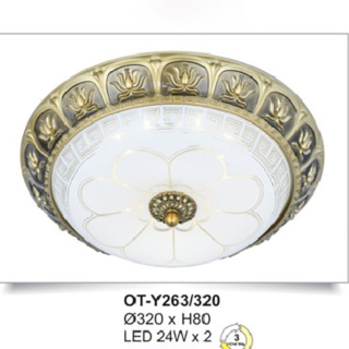 Đèn ốp trần tròn ban công OT-Y263/320