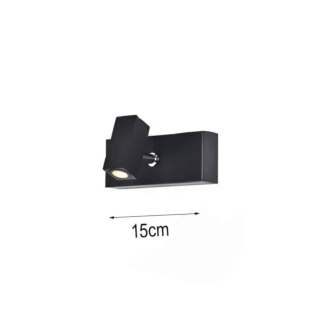 Đèn led vuông soi tranh 1 bóng ST-7951-1BK