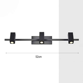 Đèn led vuông soi tranh 3 bóng ST-7951-3BK
