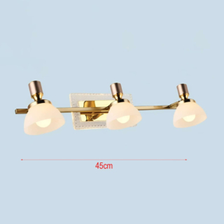 Đèn led 3 bóng điều chỉnh góc chiếu cho gương phòng tắm ST-7956-3