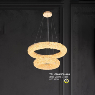 Đèn thả pha lê TPL-7200/600+400