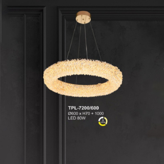 Đèn thả pha lê TPL-7200/600