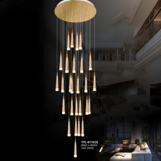 Đèn ốp thả trần pha lê TPL-8119/28