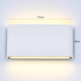 Đèn siêu mỏng gắn tường màu trắng VL-8408B/WH