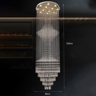 Đèn ốp trần pha lê thông tầng FT6882/12