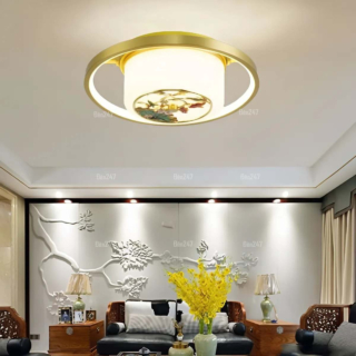 Đèn ốp trần đồng thiết kế độc đáo OD3089