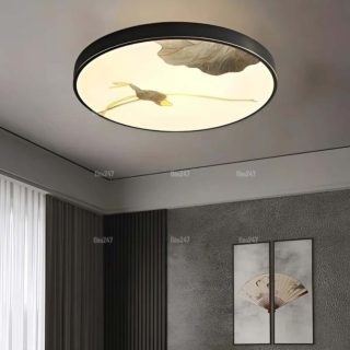 Đèn ốp trần đồng đen nghệ thuật OD3100