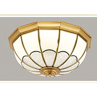 Đèn ốp trần đồng họa tiết cánh hoa OD3109/430