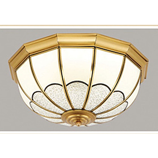 Đèn ốp trần đồng họa tiết cánh hoa OD3109/530