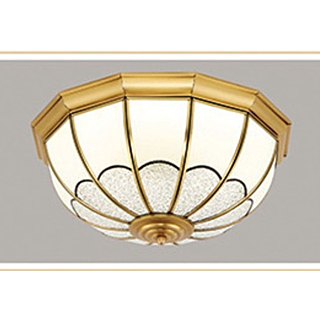Đèn ốp trần đồng họa tiết cánh hoa OD3109/330