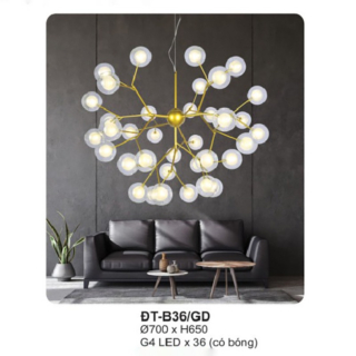 Đèn thả trần hiện đại DT-B36/GD