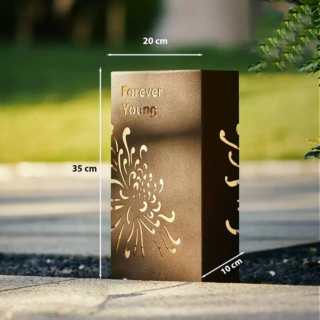 Đèn led sân vườn khắc chữ nghệ thuật LG-0863