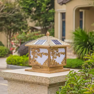 Đèn Trụ Cổng Sân Vườn năng lượng mặt trời TNL-04