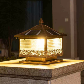 Đèn Trụ Cổng Sân Vườn năng lượng mặt trời TNL-02