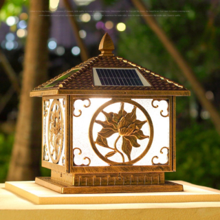 Đèn Trụ Cổng Sân Vườn năng lượng mặt trời TNL-33