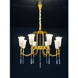 Đèn chùm tân cổ điển Bắc Âu 8 tay DC143T8
