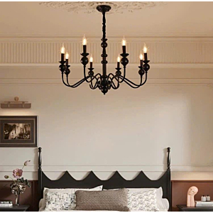 Đèn chùm trang trí cổ điển tối giản 8 tay đèn DC52