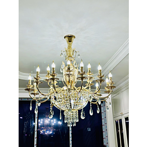 Đèn chùm trang trí phòng khách 18 tay DC8908T18