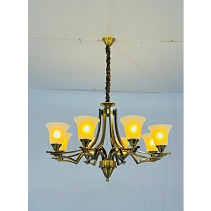 Đèn chùm phòng khách tân cổ điển 8 tay DC9209T8