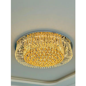 Đèn ốp trần pha lê Led 3 chế độ đường kính 1m OTPL3514T1000