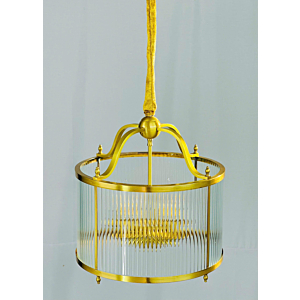 Đèn chùm thả trần đồng kính đường kính 40cm TD02T400