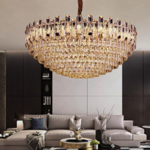 Đèn thả đường kính 95cm thanh pha lê lớn TPL017T950