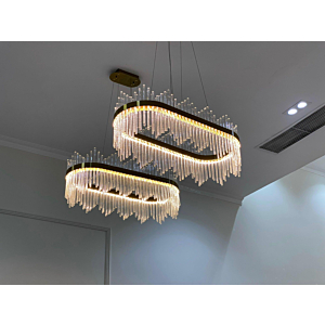 Đèn thả pha lê đũa dài 80cm TPL01N800