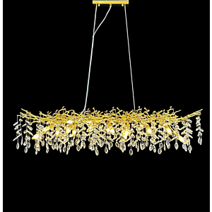 Đèn thả pha lê vàng TPL07N1500