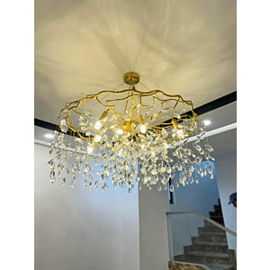 Đèn thả cành vàng đường kính 80cm TPL07T800