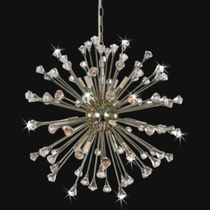 Đèn thả cầu pha lê kim cương đường kính 62cm TPL101BAC