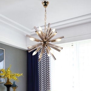 Đèn thả cầu pha lê thanh lớn đường kính 60cm TPL102