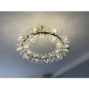 Đèn thả cầu pha lê băng tuyết đường kính 80cm TPL10T800