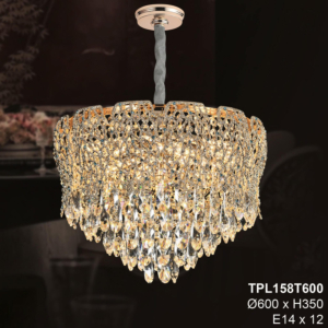 Đèn thả pha lê tân cổ điển đường kính 60cm TPL158T600