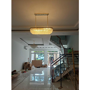 Đèn thả pha lê K9 dài 95cm TPL2231N950