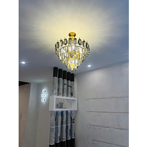 Đèn thả pha lê khói TPL8089T600