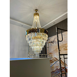 Đèn thả chùm pha lê đường kính 80cm TPL88198T800