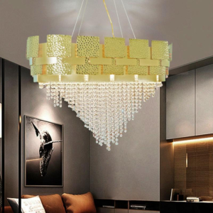 Đèn thả pha lê phòng ngủ dài 80cm TPL88990N800