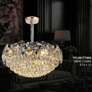Đèn thả pha lê đường kính 60cm TPL9817T600
