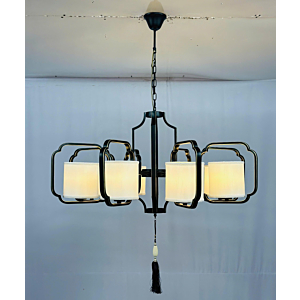 Đèn thả 8 tay chóa vải tròn TTK303