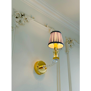 Đèn tường pha lê chóa vải 1 tay VDC8898T1