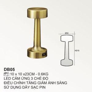 Đèn Bàn Cảm Ứng Cao Cấp DB05