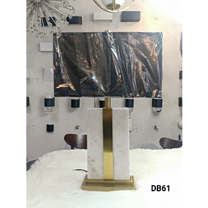 Đèn Bàn Trang Trí Thân Đá Xi Vàng Cao Cấp DB61