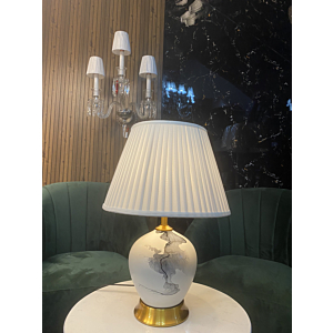 Đèn Bàn Gốm Sứ Nghệ Thuật Cao Cấp DB80