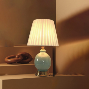 Đèn Bàn Gốm Sứ Cao Cấp Thiết Kế Hiện Đại DB97