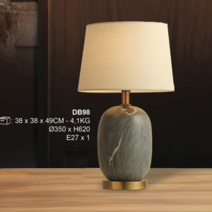 Đèn Bàn Trang Trí Thân Đá Marble Hiện Đại DB98