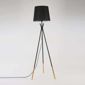 Đèn Sàn Tripod Hiện Đại màu đen DD3032D