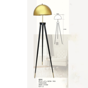 Đèn Sàn Chóa Sơn Vàng Cao Cấp DD32