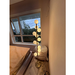 Đèn Sàn Hiện Đại 12 Bóng Thủy Tinh DD33T12