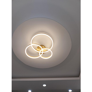 Đèn ốp trần 3 hình tròn dài 73cm OT1099T3-VANG