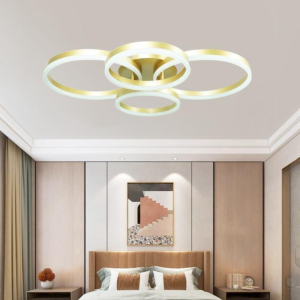 Đèn ốp trần 4 hình tròn dài 86cm OT1099T4-VANG